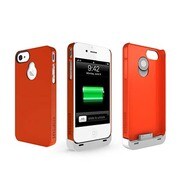 Hybrid Detachable Extended Battery case [iPhone4/4Sケース バッテリーケース ホワイト/レッド]