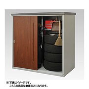 MSSD-1515LB [木目調スチール収納庫（幅154奥行81高さ154）]