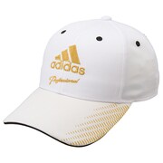 F93479 [adidas Professionalメッシュキャップ DDQ65 メンズ OSFX ホワイト/ブラック/メタリックゴールド]