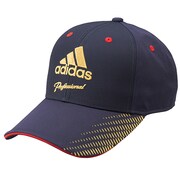 F93480 [adidas Professionalメッシュキャップ DDQ65 メンズ OSFX カレッジネイビー/ユニバーシティレッド/メタリックゴールド]