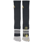 F93481 [adidas Professional 5フィンガーソックス（指先強化） DDQ66 メンズ 27～29cm ブラック/テックグレーF12/マットゴールド]