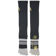 F93481 [adidas Professional 5フィンガーソックス（指先強化） DDQ66 メンズ 23～25cm ブラック/テックグレーF12/マットゴールド]