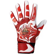 F93553 [ADIDAS PRO バッティンググローブ 両手用 DDQ70 メンズ Lサイズ ユニバーシティレッド/ホワイト]