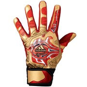 F93554 [ADIDAS PRO バッティンググローブ 両手用 DDQ70 メンズ Oサイズ メタリックゴールド/ユニバーシティレッド]