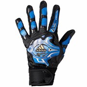 F93556 [ADIDAS PRO バッティンググローブ 両手用 DDQ70 メンズ Sサイズ ブラック/ソーラーブルー]
