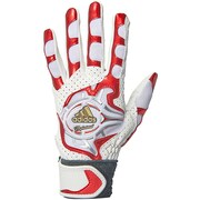 F93613 [ADIDAS PRO バッティンググローブ Jr 両手用 DDQ73 キッズ Sサイズ ホワイト/ユニバーシティレッド]