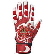 F93614 [ADIDAS PRO バッティンググローブ Jr 両手用 DDQ73 キッズ Lサイズ ユニバーシティレッド/ホワイト]