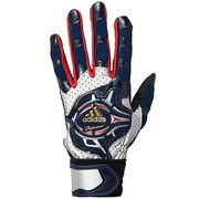 F93620 [ADIDAS PRO バッティンググローブ Jr 両手用 DDQ73 キッズ Oサイズ テックグレーメットS14/カレッジネイビー]