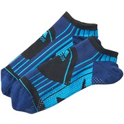 F93352 [adizero アディゼロ クロステーピンググリップソックス 靴下 DDU83 25～27cm ブラック/ソーラーブルーS14]