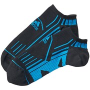 F93354 [adizero アディゼロ クロステーピングソックス 靴下 DDU84 23～25cm ブラック/ソーラーブルーS14]