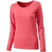 F49028 [蘭（ラン） ランニング ベースレイヤー 長袖Tシャツ AML29 レディース J/OT バヒアピンクS14]
