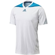 D83687 [ADIZERO（アディゼロ） ゲームシャツ AG709 メンズ J/L ホワイト/ナイトブルーF13]