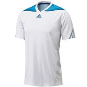 D83687 [ADIZERO（アディゼロ） ゲームシャツ AG709 メンズ J/S ホワイト/ナイトブルーF13]
