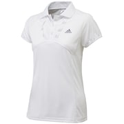 D82163 [ADIDASFLEUR ポロシャツ AKV54 レディース J/L ホワイト]