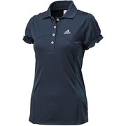 D82338 [ADIDASFLEUR ポロシャツ2 AKV55 レディース J/L ナイトシェイドF13]
