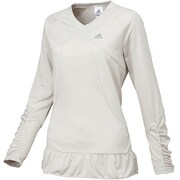 D82190 [adidasfleur ロングスリーブ Tシャツ AKV58 レディース J/S パールグレーS14]