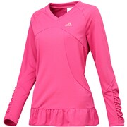 D82191 [adidasfleur ロングスリーブ Tシャツ AKV58 レディース J/OT バヒアマジェンタS14]