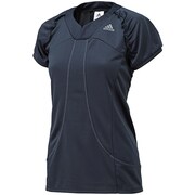 F92068 [ADIDASFLEUR ドレスシャツ DEA76 レディース J/L ナイトシェイドF13]