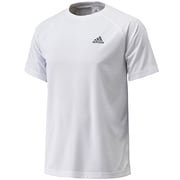 O13204 [バドミントン 半袖 ビッグロゴTシャツ RA219 ユニセックス O ホワイト/ブラック]