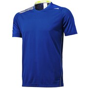 F82526 [CLIMACHILL ショートスリーブTシャツ AH147 メンズ Sサイズ ナイトブルーF13/ソーラースライム]
