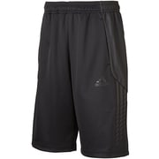 F93121 [adidasbrave ウォームアップハーフパンツ DDU05 メンズ Lサイズ ブラック]
