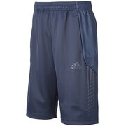 F93122 [adidasbrave ウォームアップハーフパンツ DDU05 メンズ J/XS カレッジネイビー]