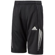 F93124 [adidasbrave ウォームアップハーフパンツ DDU05 メンズ J2XO ブラック/ホワイト]