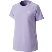 F87896 [ESS ワッフル 半袖 Tシャツ DDE09 レディース J/OT グローパープルS14]