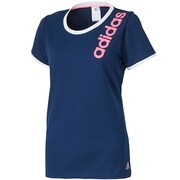 F88746 [AT リニア SS リンガー Tシャツ DDI37 レディース J/L カレッジネイビー]