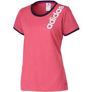 F94341 [AT リニア SS リンガー Tシャツ DDI37 レディース J/S バヒアピンクS14]