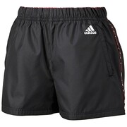 F94419 [adidasbloom ウインド ショーツ DDY61 レディース J/L ブラック/バヒアピンクS14]