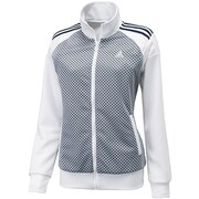 F94409 [adidasbloom ジャージ plus DDY64 レディース Lサイズ ホワイト]