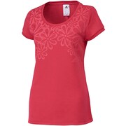 F94450 [adidasbloom SS プリント Tシャツ DDY73 レディース J/OT ビビッドベリーS14]