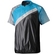 F92866 [adidas Pro Revo クールジャケット 半袖 DDO61 メンズ J/L ブラック/ソーラーブルーS14]