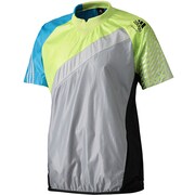 F92868 [adidas Pro Revo クールジャケット 半袖 DDO61 メンズ J/S テックグレーF12/ソーラースライム]