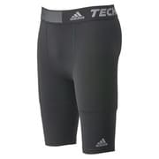 D82097 [TEAM TechFit（テックフィット） BASE ショートタイツ AJ452 メンズ J4XO ブラック/ブラック]