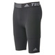 D82097 [TEAM TechFit（テックフィット） BASE ショートタイツ AJ452 メンズ J2XO ブラック/ブラック]