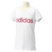 F79819 [Dance ワードローブ ロゴTシャツ ALN34 キッズ J140 ホワイト]