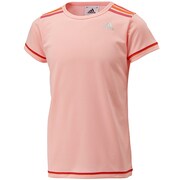 F92480 [DANCE UV クライマライト 3S Tシャツ DEA67 キッズ J100 グローピンクS14]