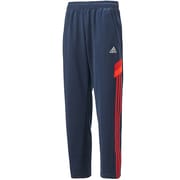 F89810 [adidasbrave ジャージ ウォームアップ パンツ DDZ21 キッズ J160 カレッジネイビー/スカーレット]
