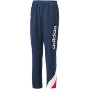 F89878 [adidasflash ジャージ ウォームアップ パンツ DDZ31 キッズ J120 カレッジネイビー/メタリックシルバー]