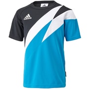 F89900 [adidasflash CL ショートスリーブ Tシャツ 半袖 DDZ37 キッズ J160 ブラック/ホワイト]
