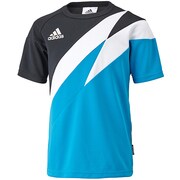 F89900 [adidasflash CL ショートスリーブ Tシャツ 半袖 DDZ37 キッズ J130 ブラック/ホワイト]