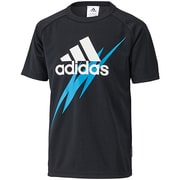 F89904 [adidasflash climalite（クライマライト） ショートスリーブ Tシャツ 半袖 DDZ38 キッズ J150 ブラック]