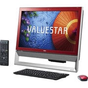 VALUESTAR(バリュースター) S VS370/SS 21.5型ワイド液晶 HDD1TB DVDスーパーマルチドライブ Windows 8.1 クランベリーレッド PC-VS370SSR