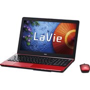 LaVie(ラヴィ) S LS550/SS 15.6型ワイド液晶/HDD1TB/ブルーレイディスクドライブ/Windows 8.1/ルミナスレッド PC-LS550SSR