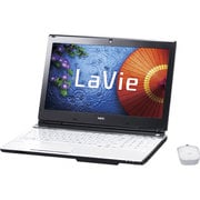 LaVie(ラヴィ) L LL750/SS 15.6型ワイド液晶/HDD1TB/ブルーレイディスクドライブ/Windows 8.1/クリスタルホワイト/ヨドバシオリジナル PC-LL750SSW-YC