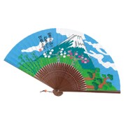 扇子 [岡本肇 新水墨扇子シリーズ 富士山]