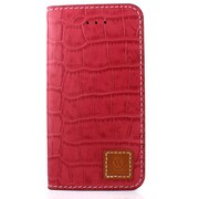 I5A06-14A278-06 [DESIGNSKIN Premium Croco for iPhone5/5s Red]