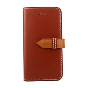 I5A06-14A287-07 [DESIGNSKIN Snap for iPhone5/5s Red Brown]